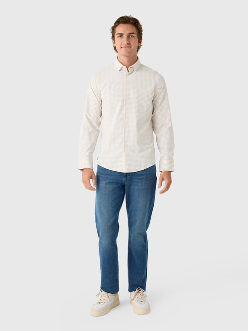 Mizzen+Main Men's Trim Leeward No Tuck Dress Shirt