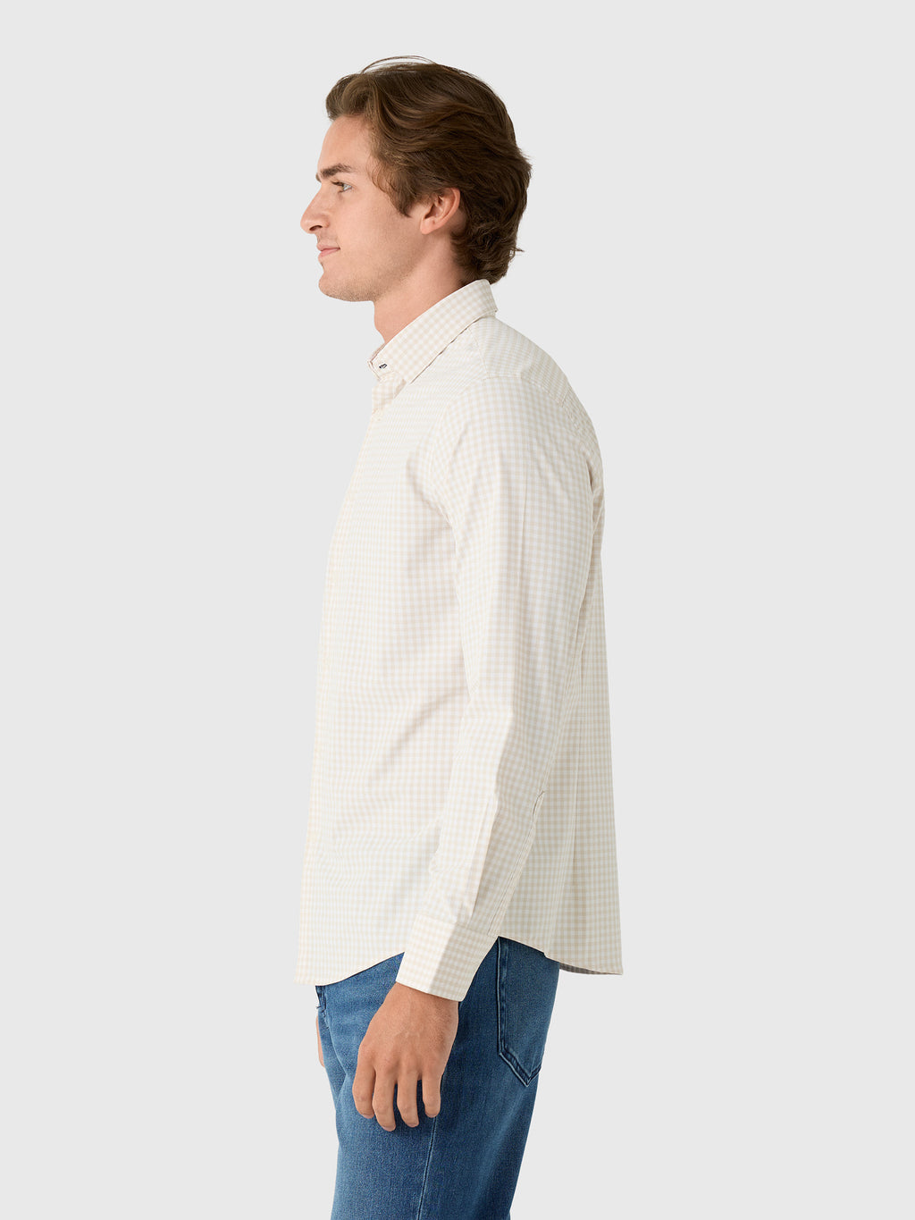 Mizzen+Main Men's Trim Leeward No Tuck Dress Shirt - Saint Bernard