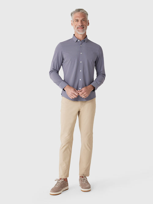 Mizzen+Main Men's Trim Leeward No Tuck Dress Shirt - Saint Bernard