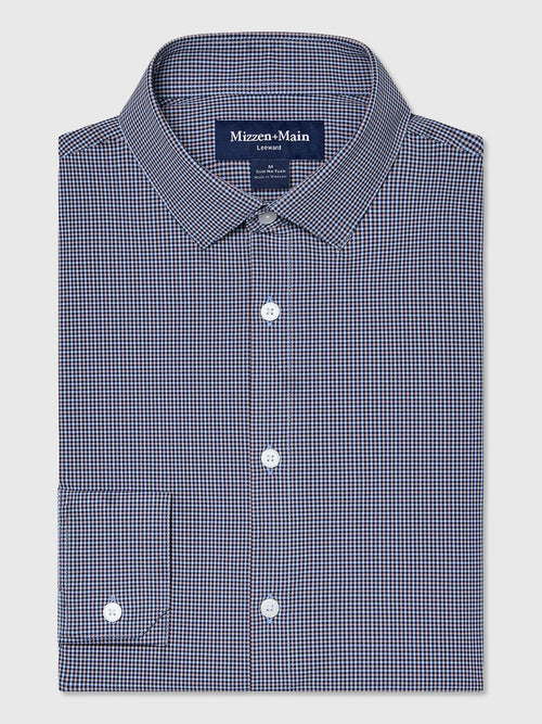 Mizzen+Main Men's Trim Leeward No Tuck Dress Shirt - Saint Bernard