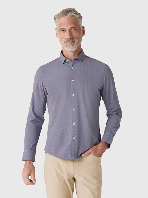 Mizzen+Main Men's Trim Leeward No Tuck Dress Shirt - Saint Bernard