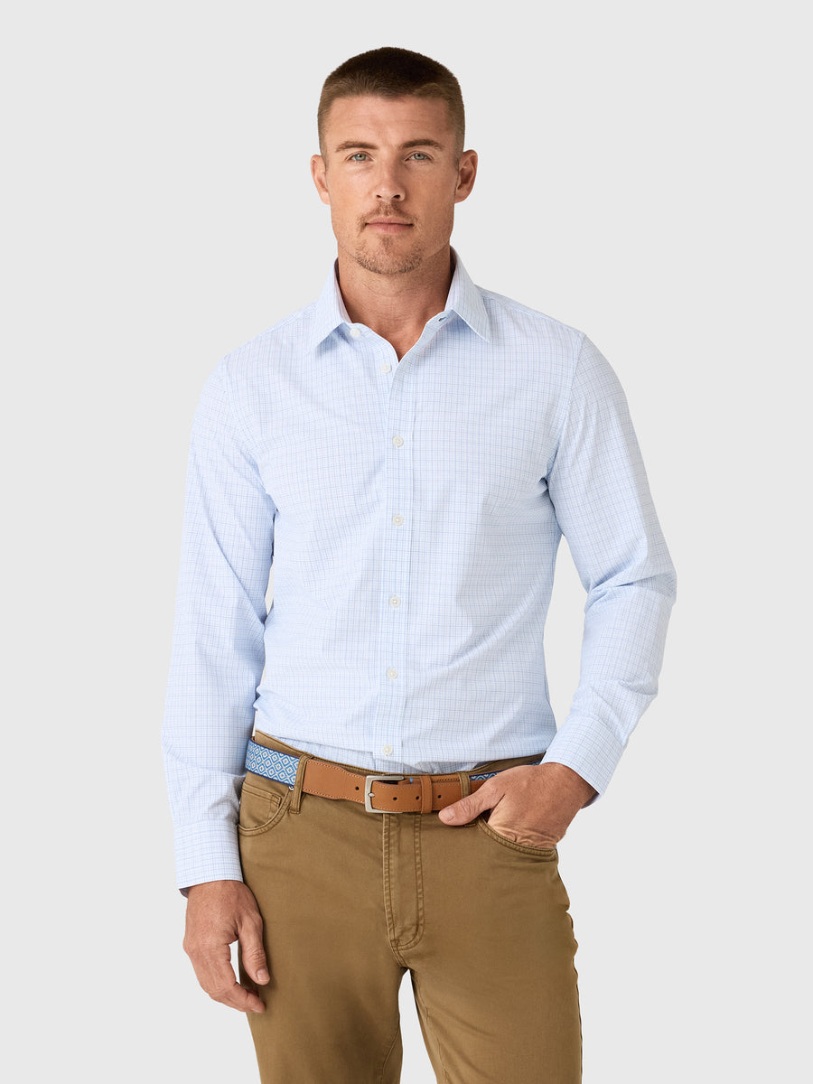 Mizzen+Main Men's Trim Leeward Formal Dress Shirt
