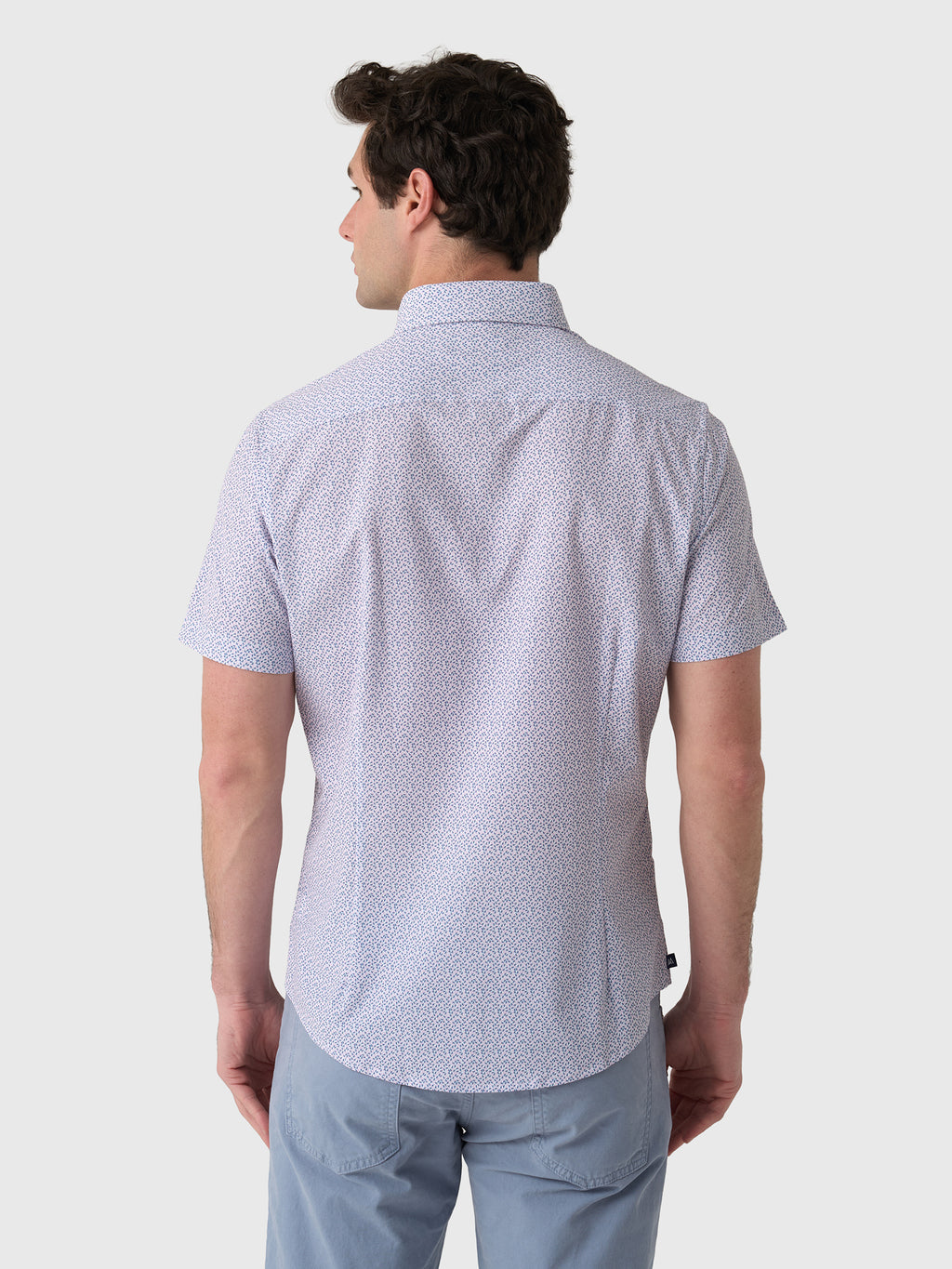 Mizzen+Main Men's Trim Leeward Short Sleeve Dress Shirt - Saint Bernard