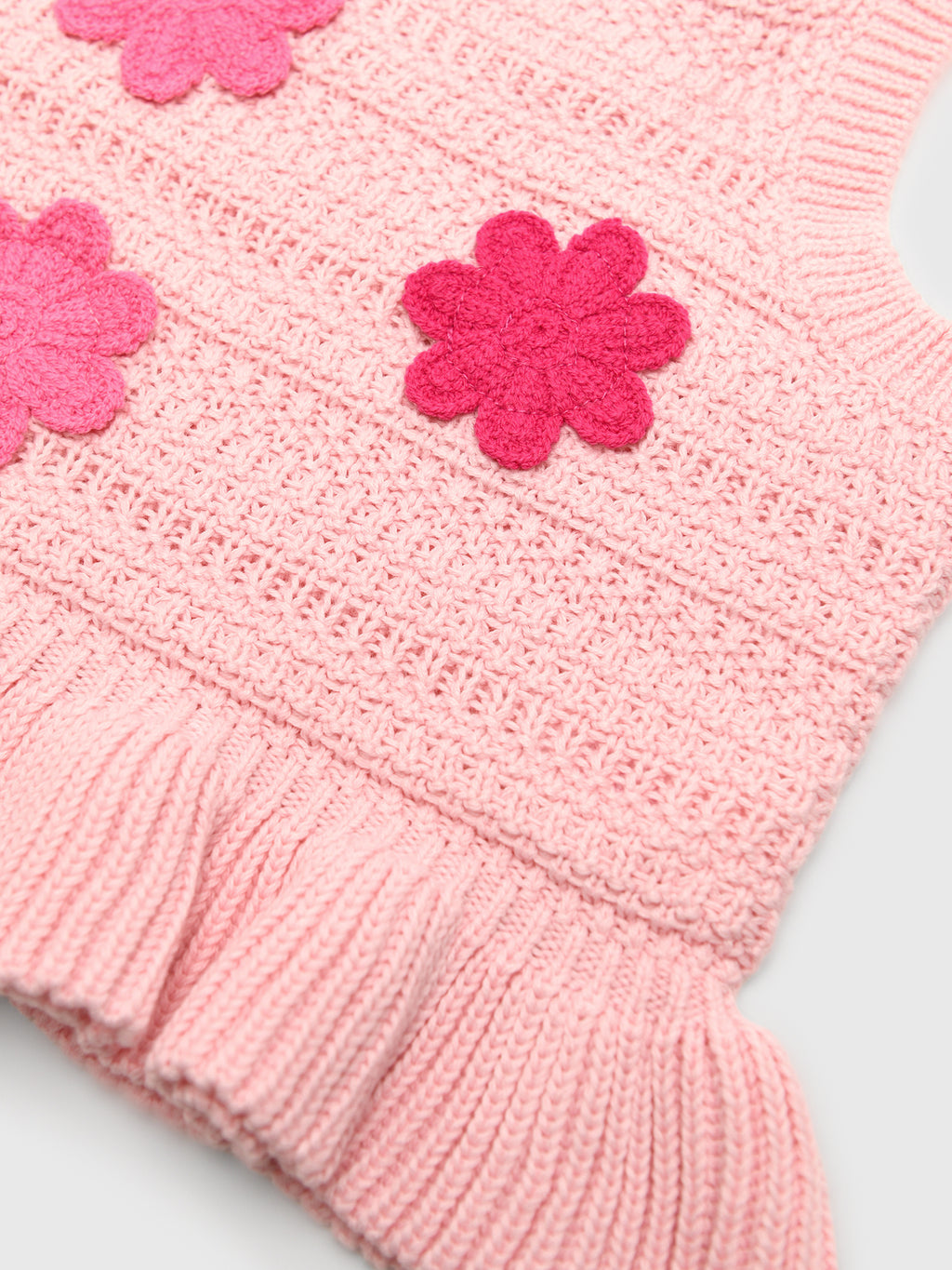 Design History Girls' Crochet Tank - Saint Bernard