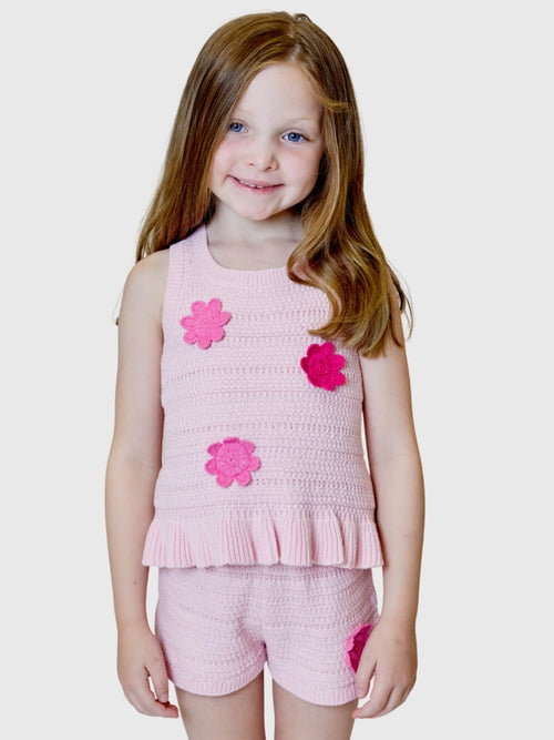 Design History Girls' Crochet Tank