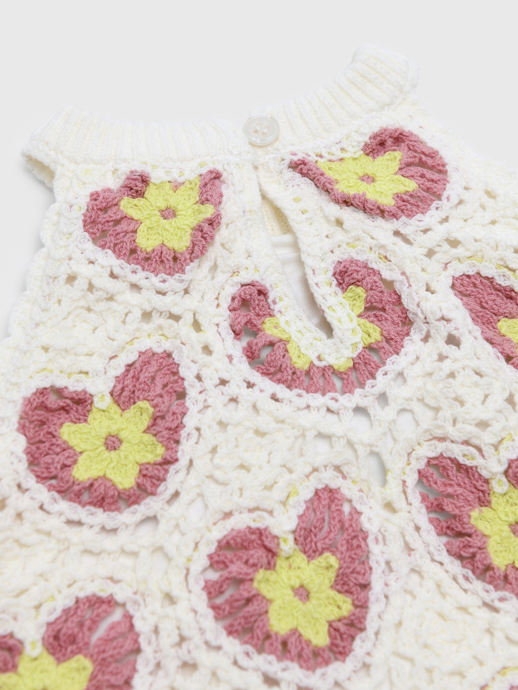 Design History Girls' Crochet Dress - Saint Bernard
