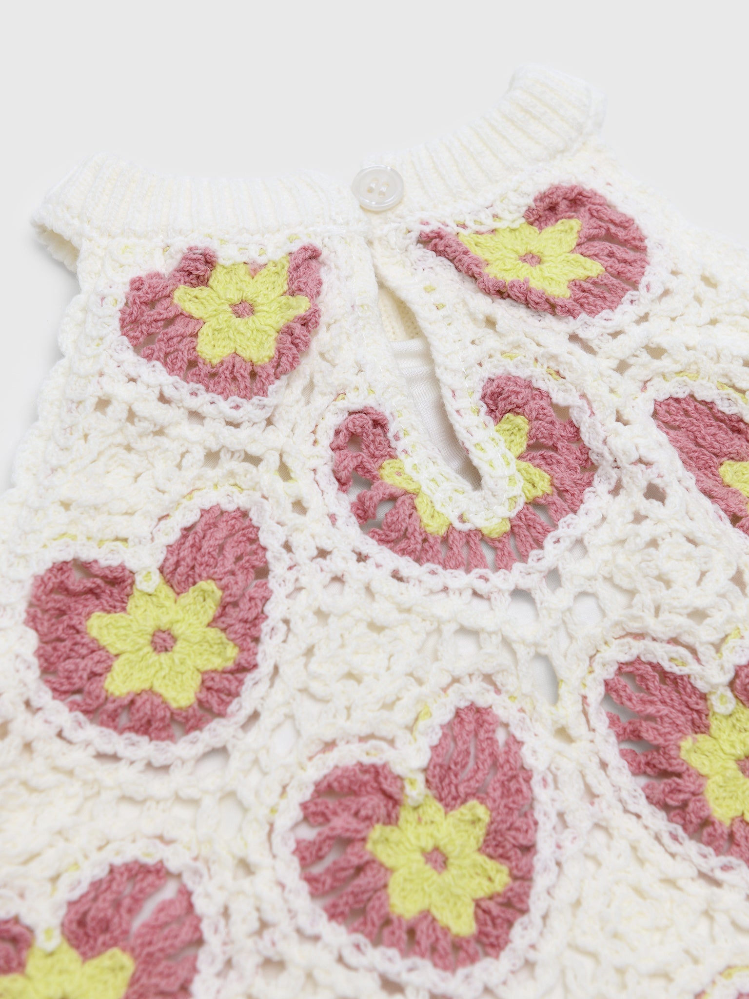 Design History Girls' Crochet Dress - Saint Bernard
