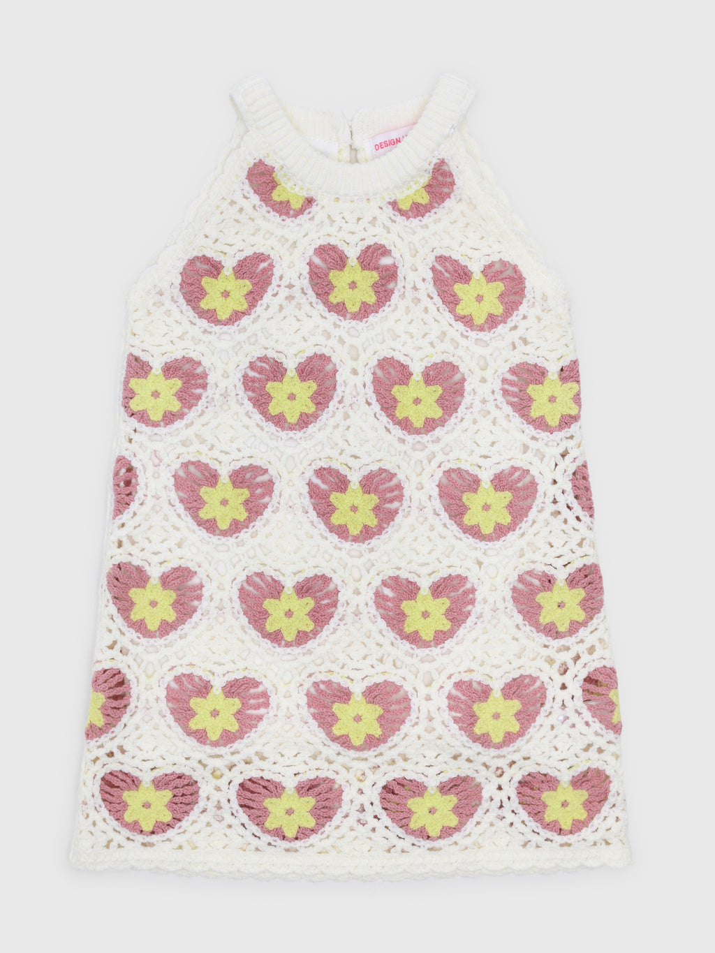 Design History Girls' Crochet Dress - Saint Bernard
