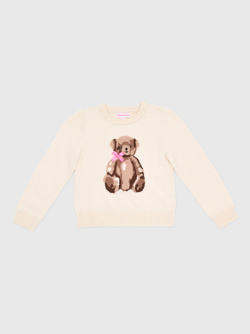 Design History Girls' Bear Sweater - Saint Bernard