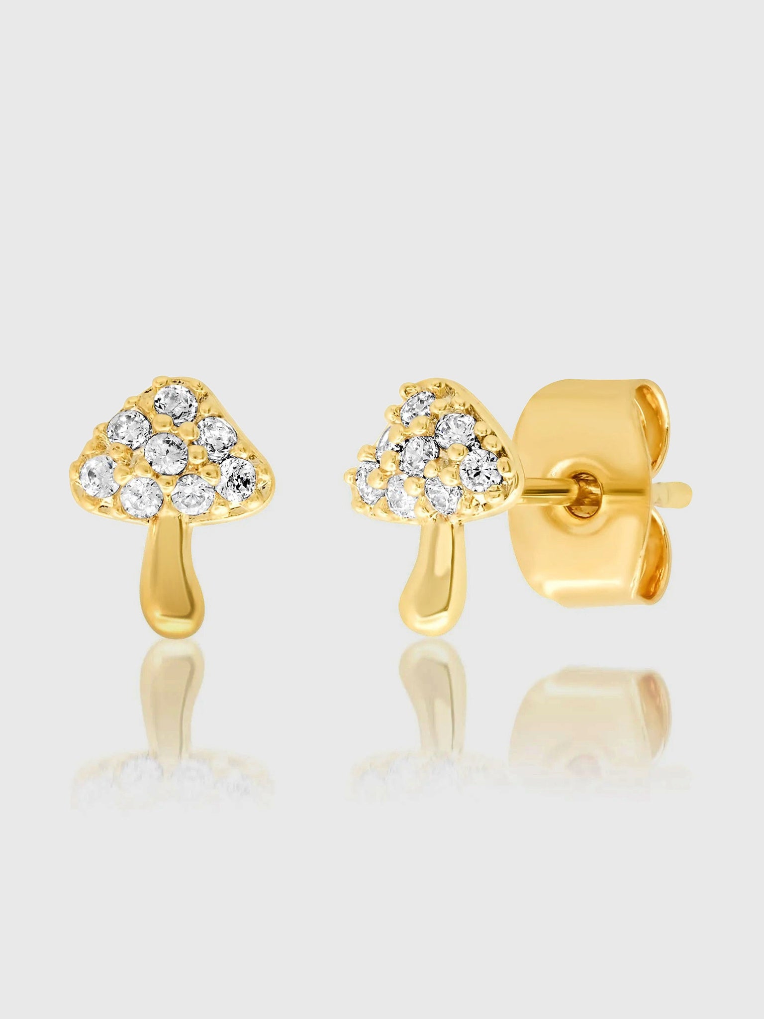 TAI Mushroom Stud Earrings - Saint Bernard