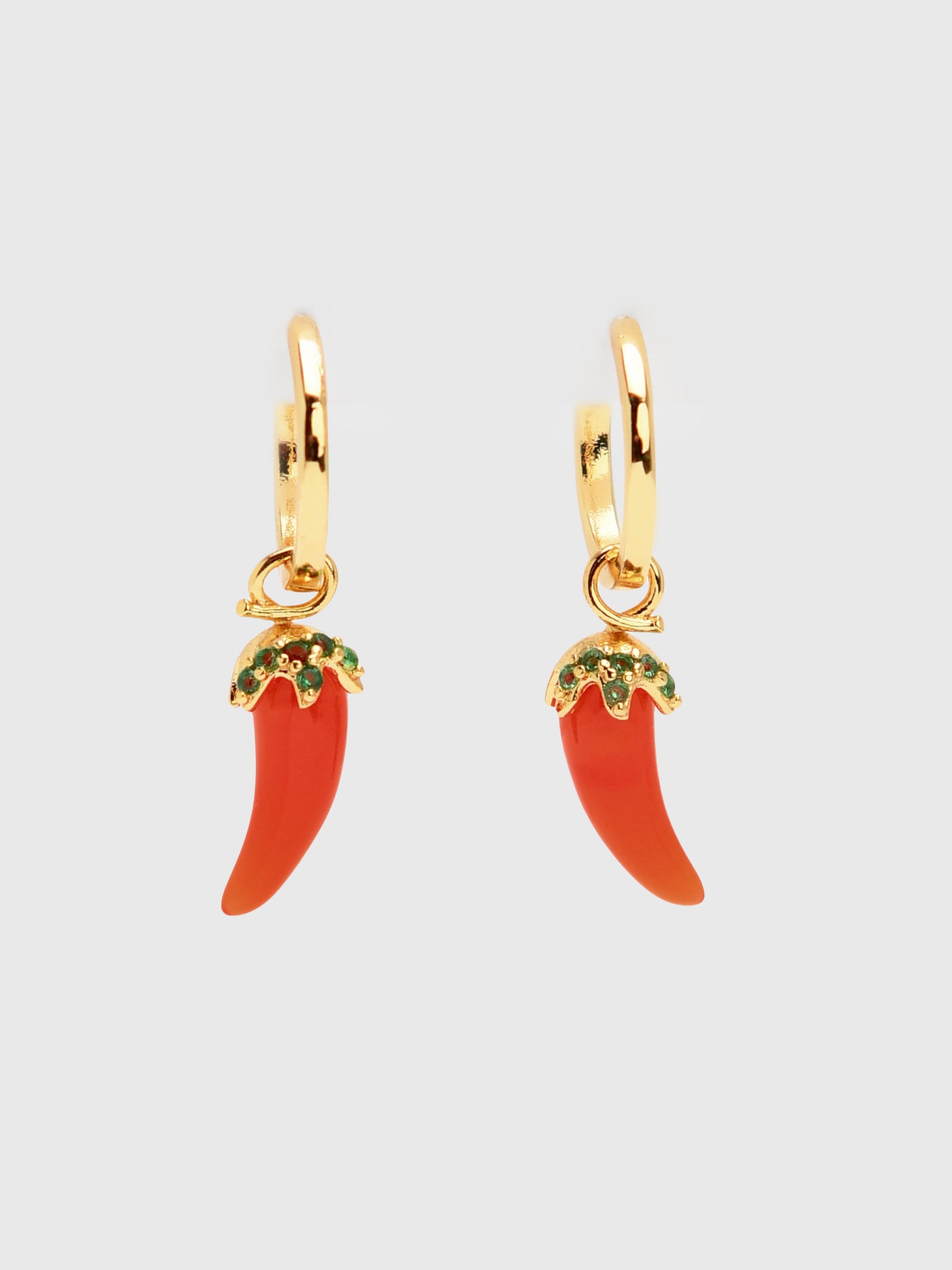 TAI Chili Pepper Huggie Earrings - Saint Bernard