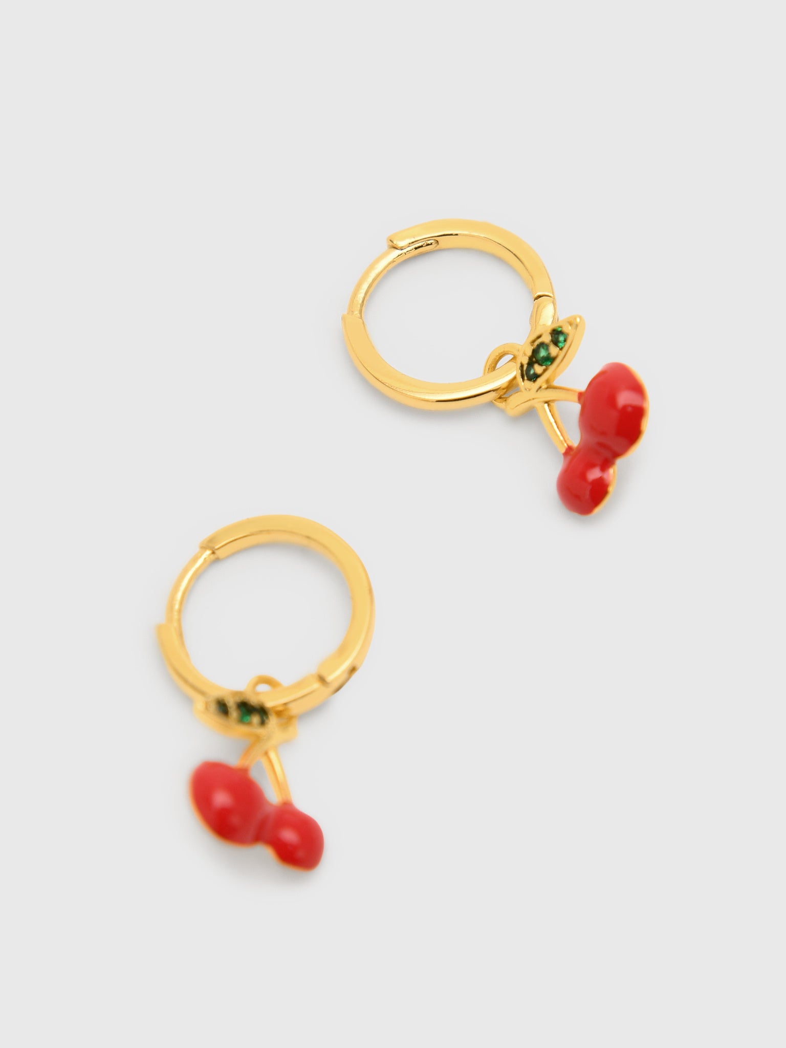 TAI Cherry Huggie Earrings - Saint Bernard