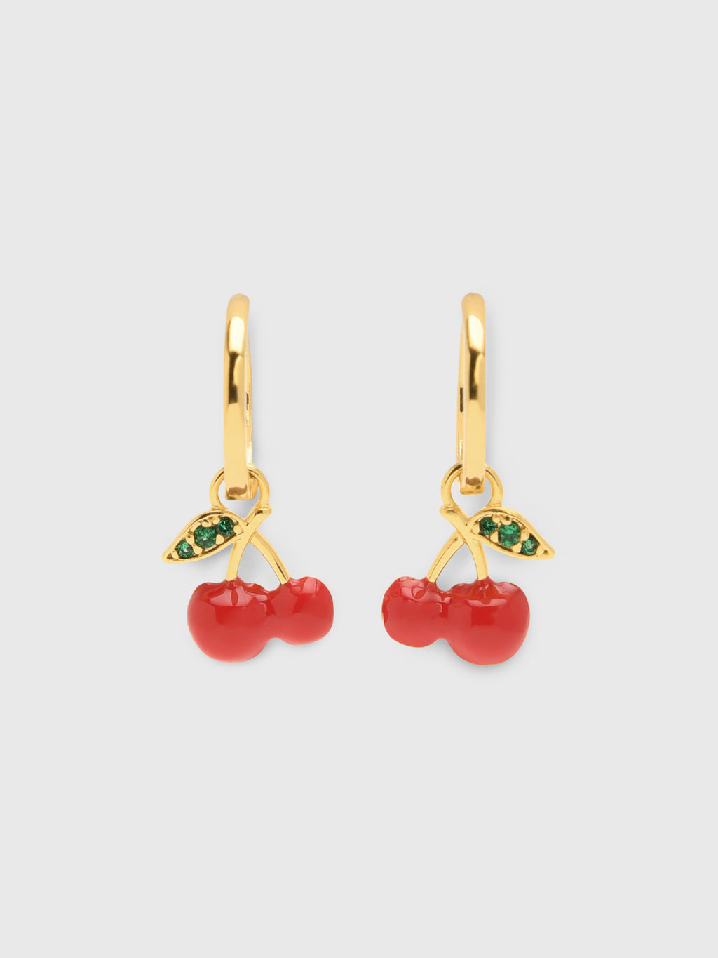 TAI Cherry Huggie Earrings - Saint Bernard