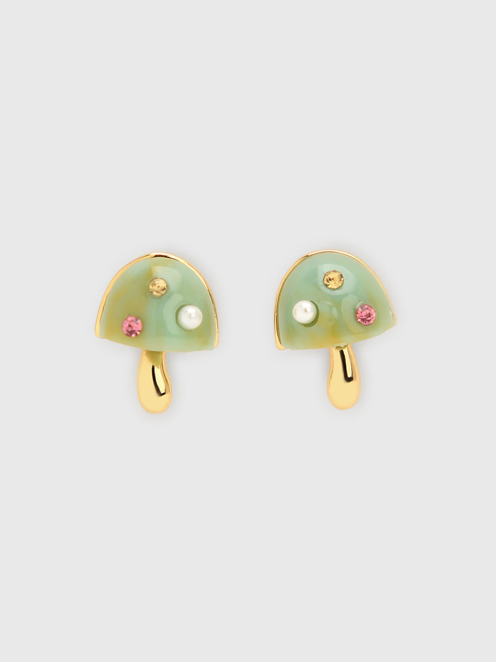 TAI Magical Mushroom Stud Earrings - Saint Bernard