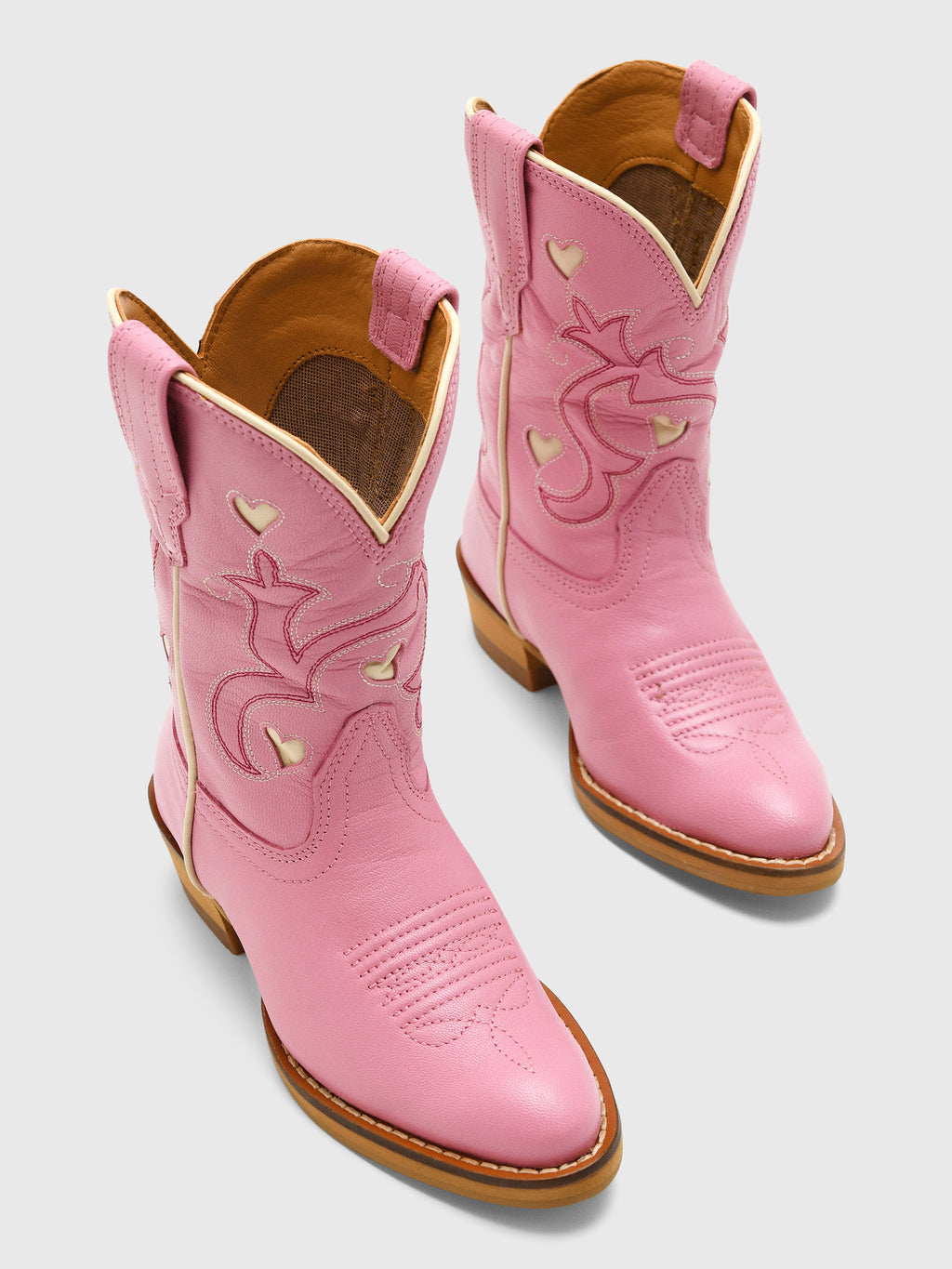 Tecovas Girls' The Annie Hearts Boot - Saint Bernard