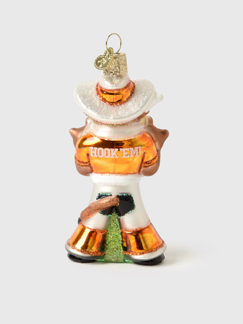 Old World Christmas Texas Bevo Longhorn Ornament
