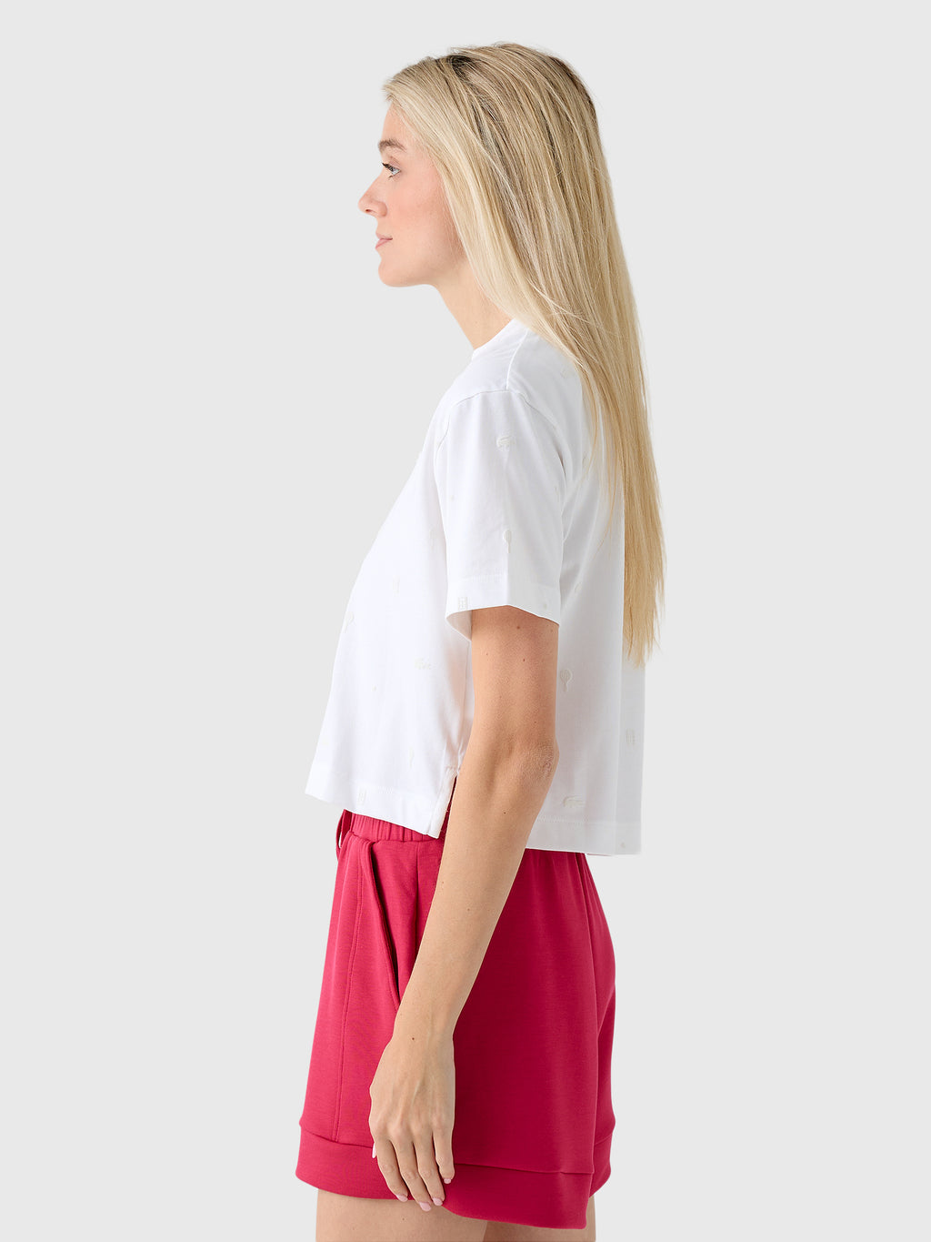 Lacoste Women's Oversized Ultra Dry Tennis T-Shirt - Saint Bernard