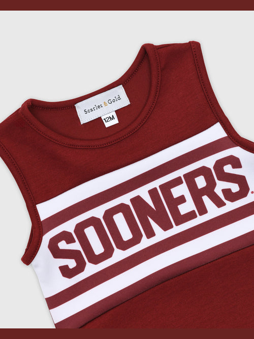 Scarlet And Gold Girls' The Classic Cheer Dress - Saint Bernard