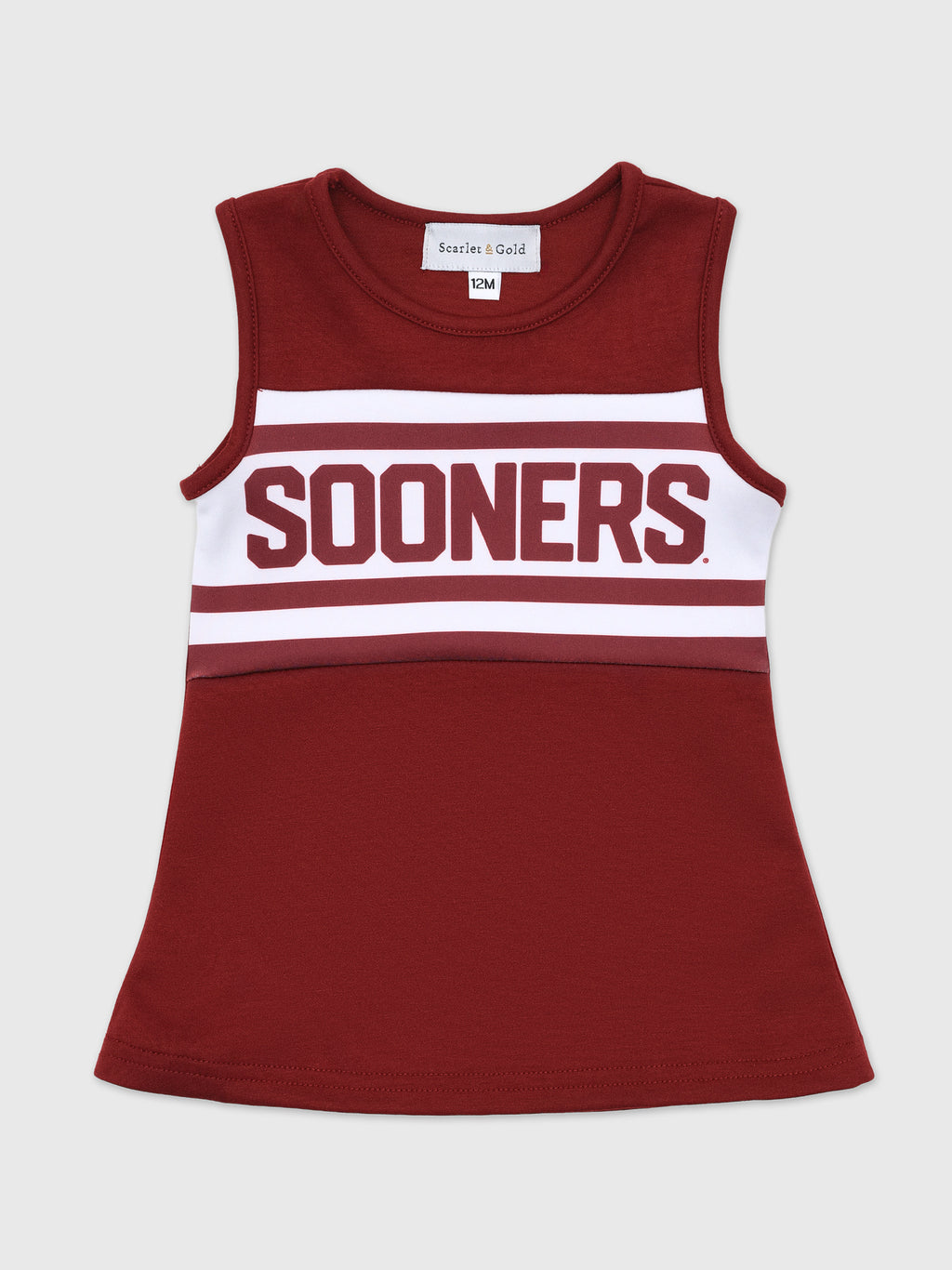 Scarlet And Gold Girls' The Classic Cheer Dress - Saint Bernard