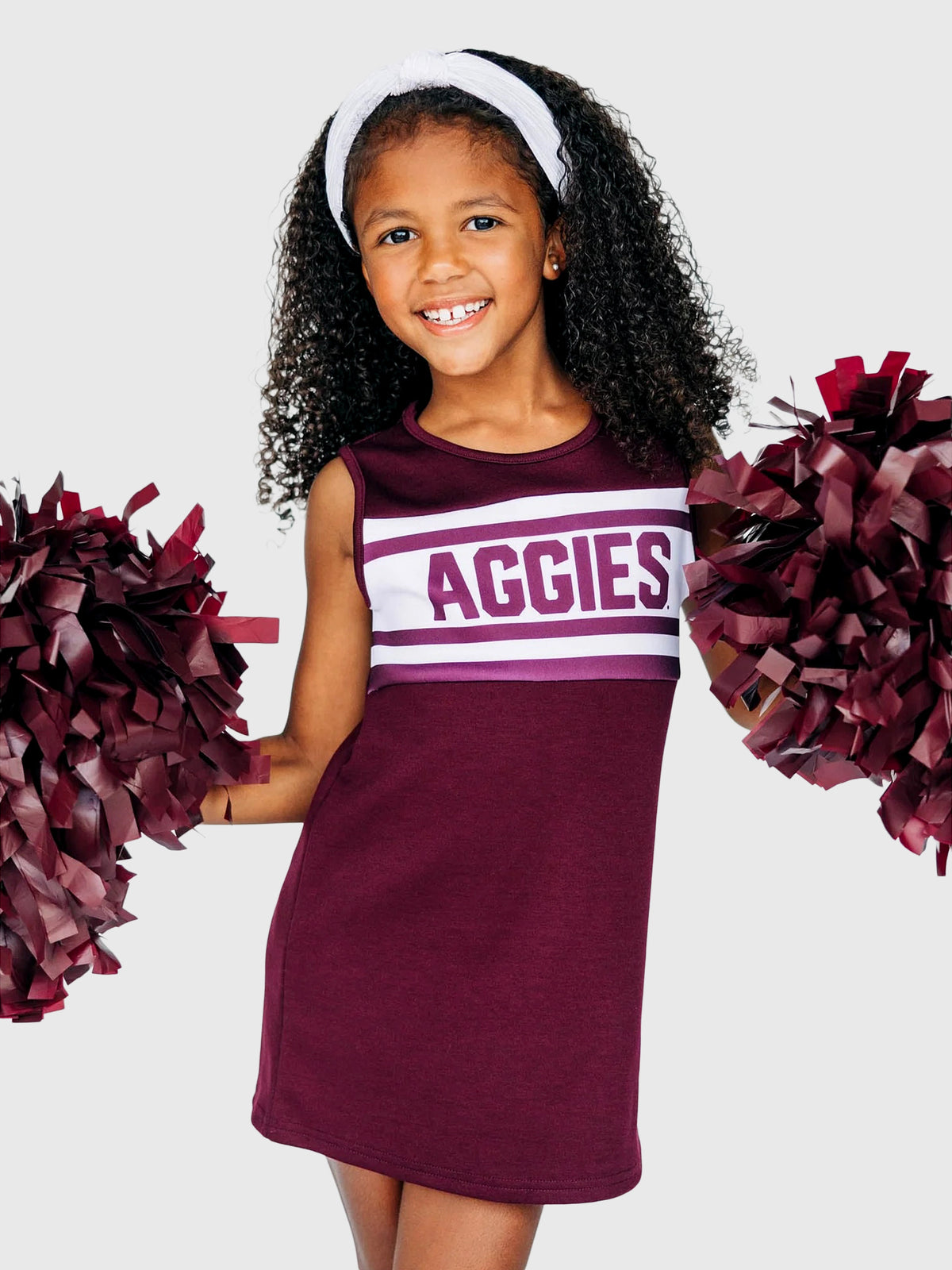 Scarlet And Gold Girls' The Classic Cheer Dress - Saint Bernard