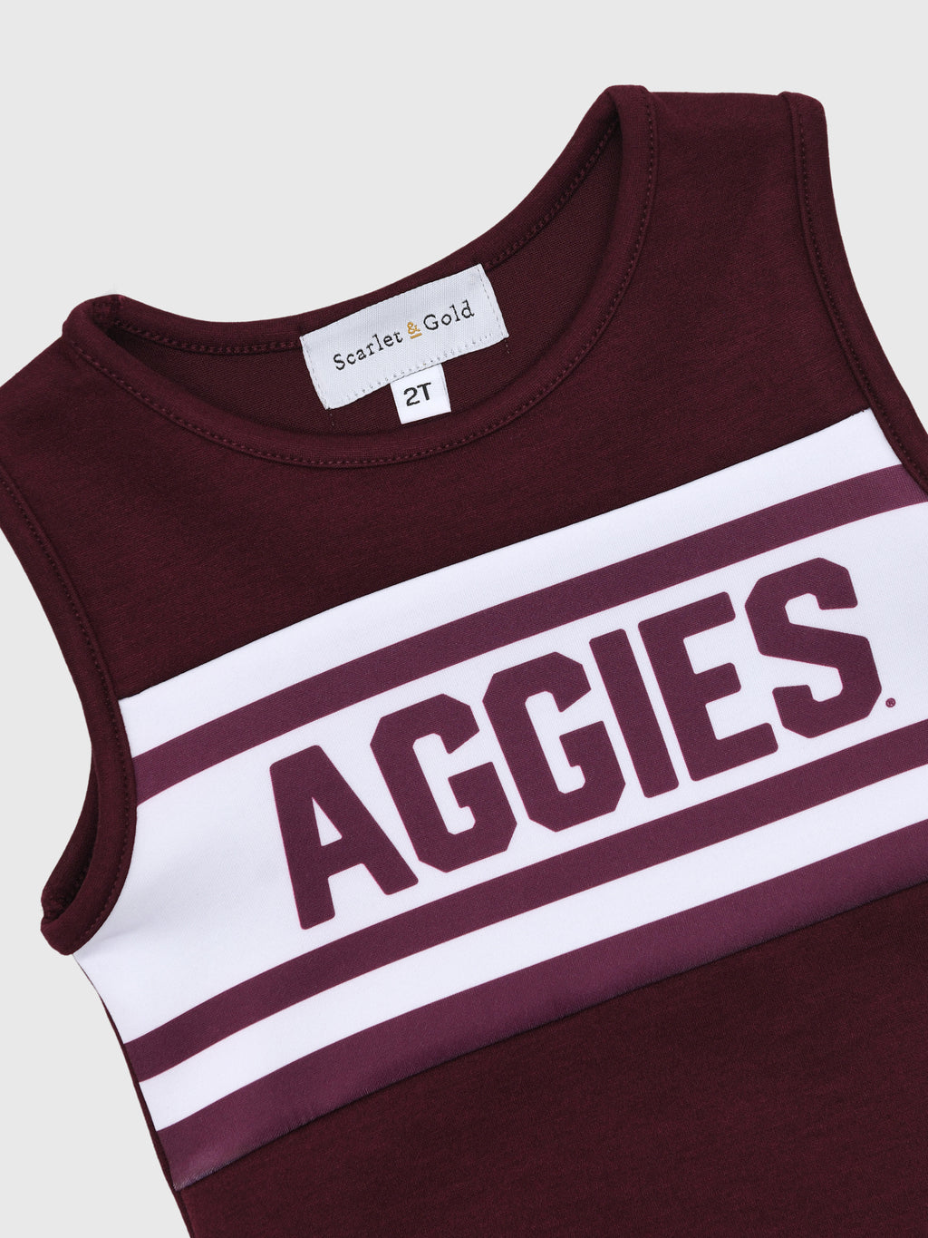 Scarlet And Gold Girls' The Classic Cheer Dress - Saint Bernard