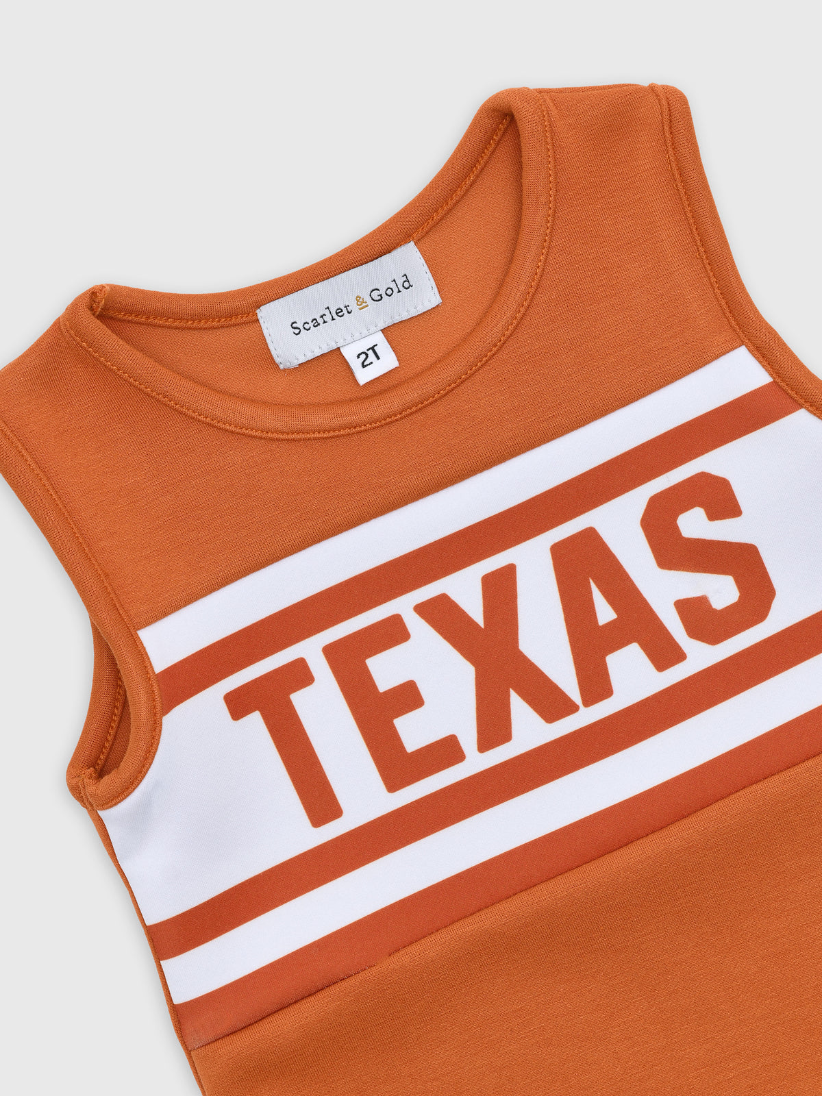 Scarlet And Gold Girls' The Classic Cheer Dress - Saint Bernard