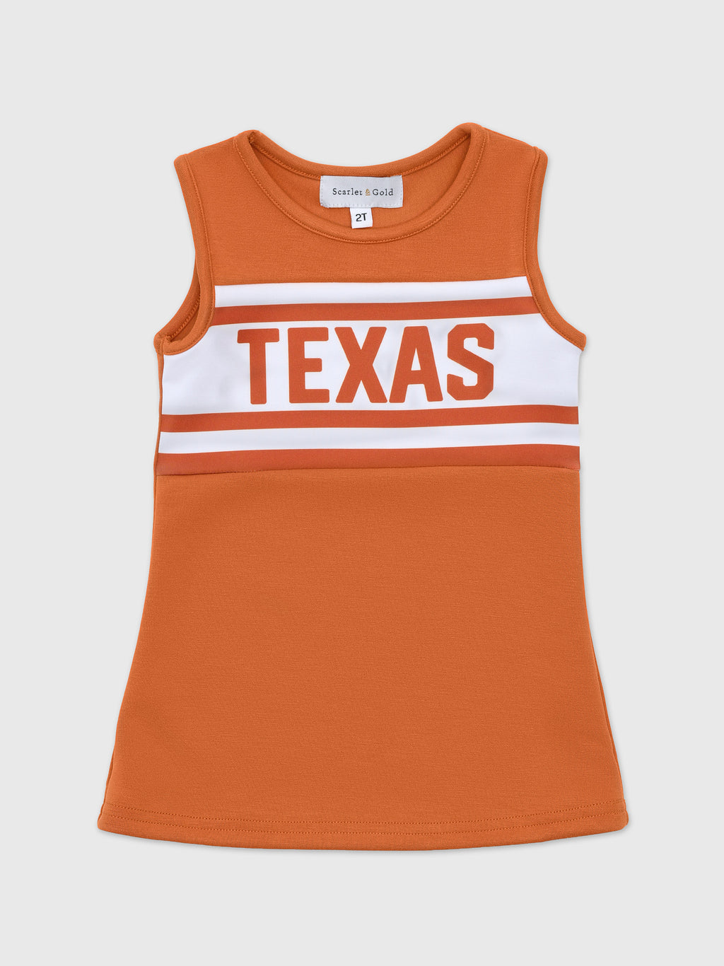 Scarlet And Gold Girls' The Classic Cheer Dress - Saint Bernard