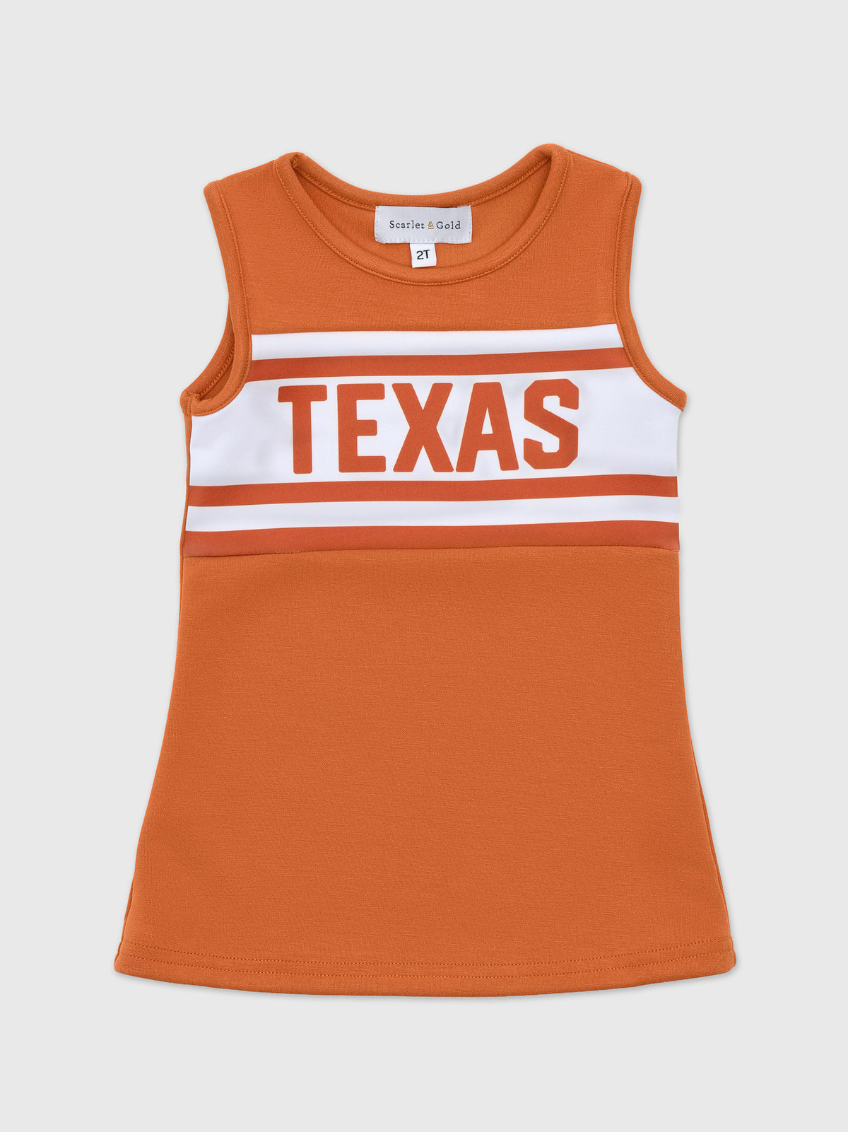 Scarlet And Gold Girls' The Classic Cheer Dress - Saint Bernard