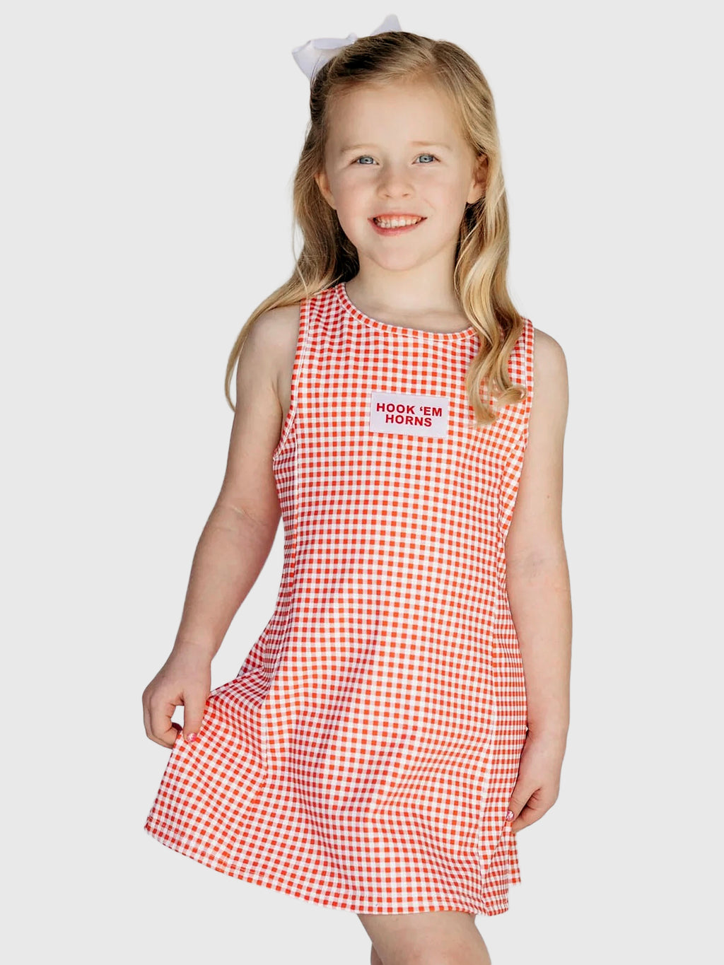 Scarlet And Gold Girls' The Grace Gingham Dress