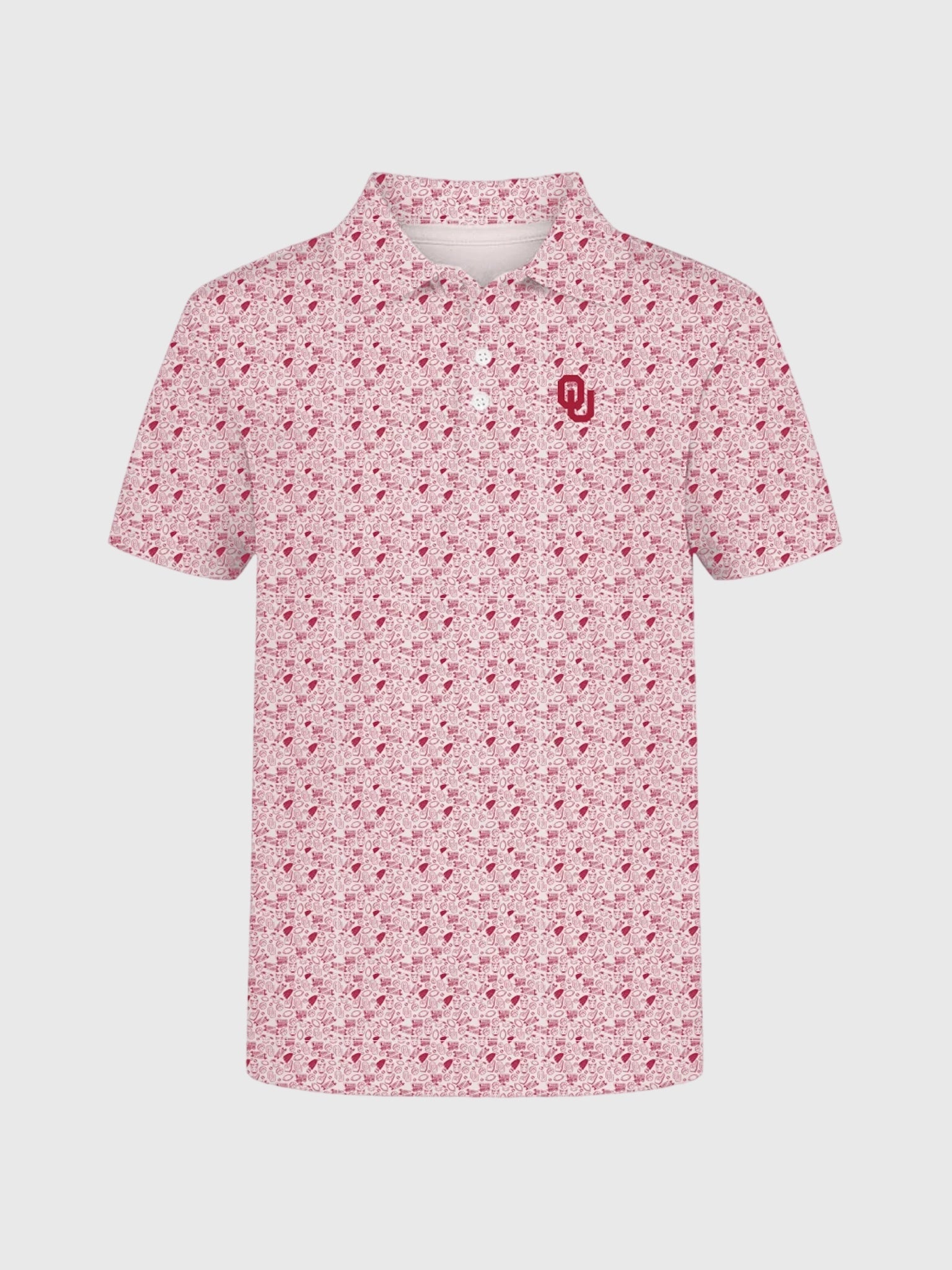 Scarlet And Gold Boys' The James Polo - Saint Bernard