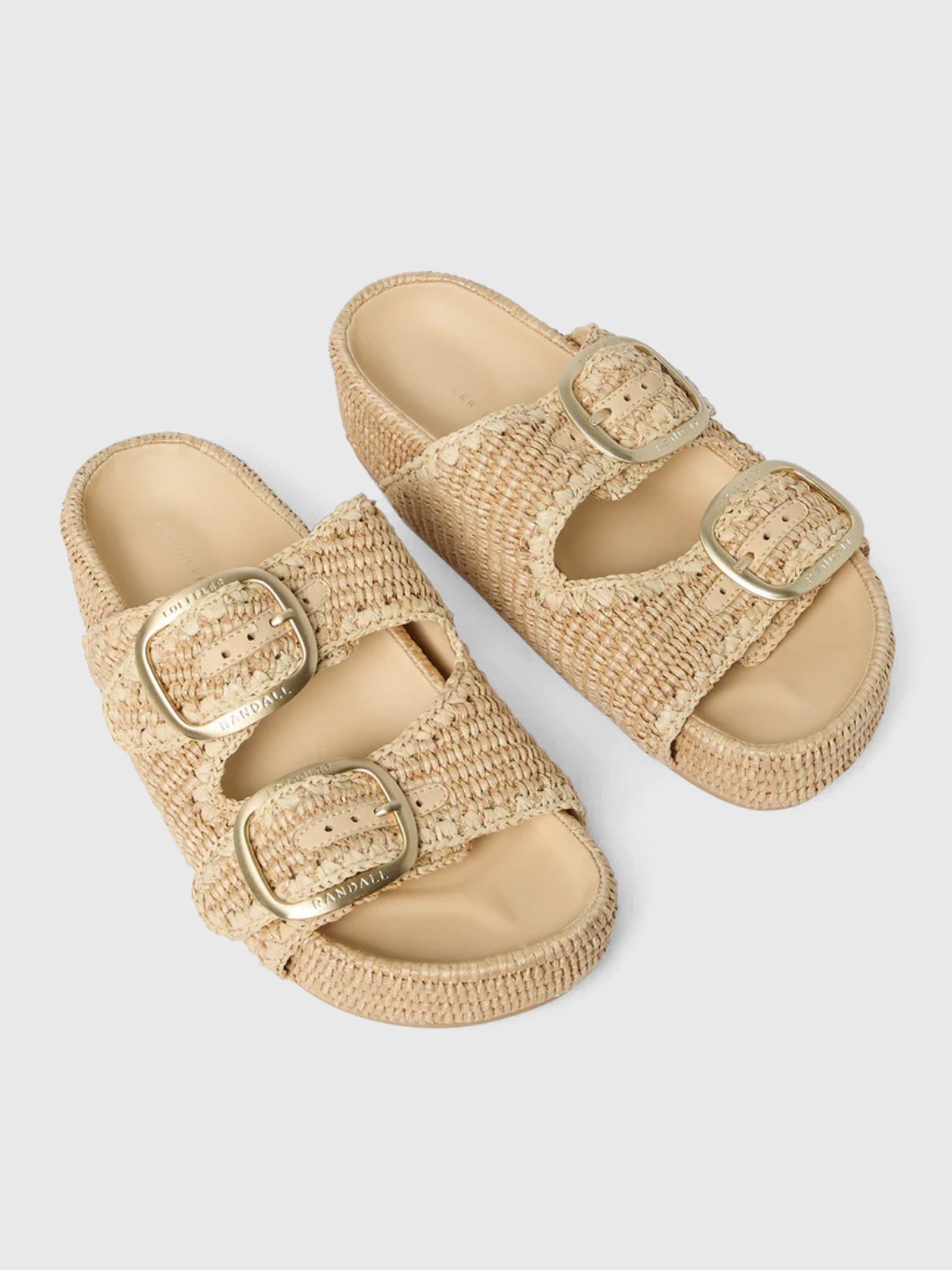 Loeffler Randall Women's Theo Two-Band Sandal - Saint Bernard