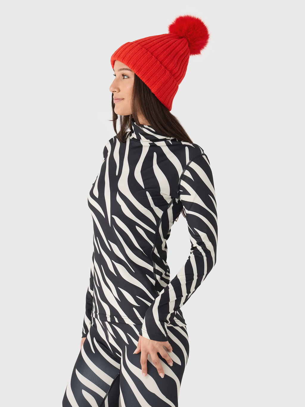 Berno Women's The Barely Base Layer Top - Saint Bernard