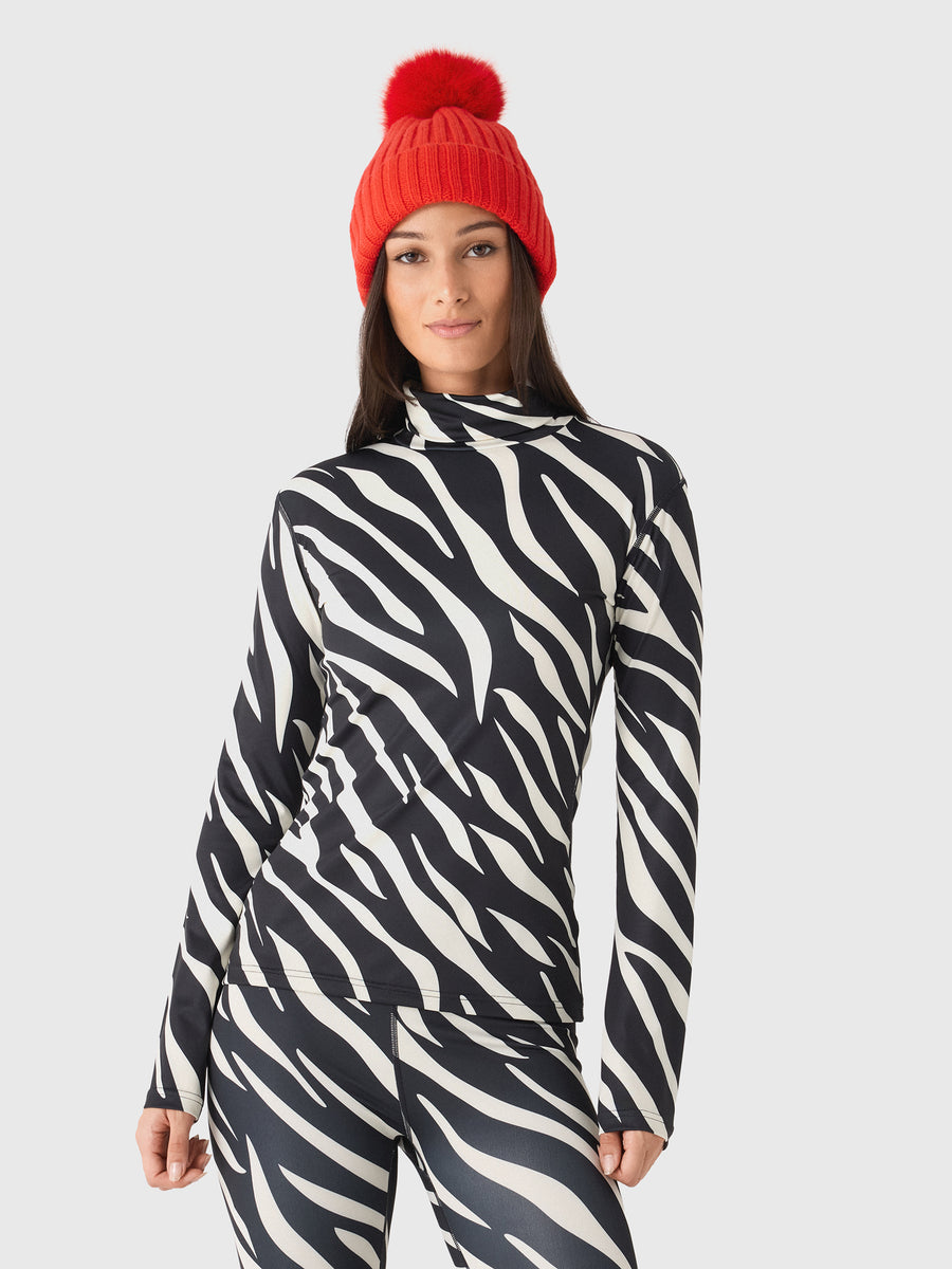 Berno Women's The Barely Base Layer Top - Saint Bernard