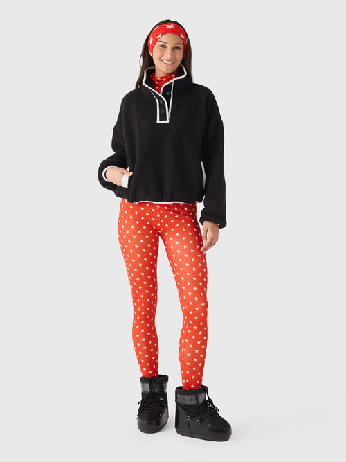 Berno Women's The Cloud Snap Fleece Pullover - Saint Bernard