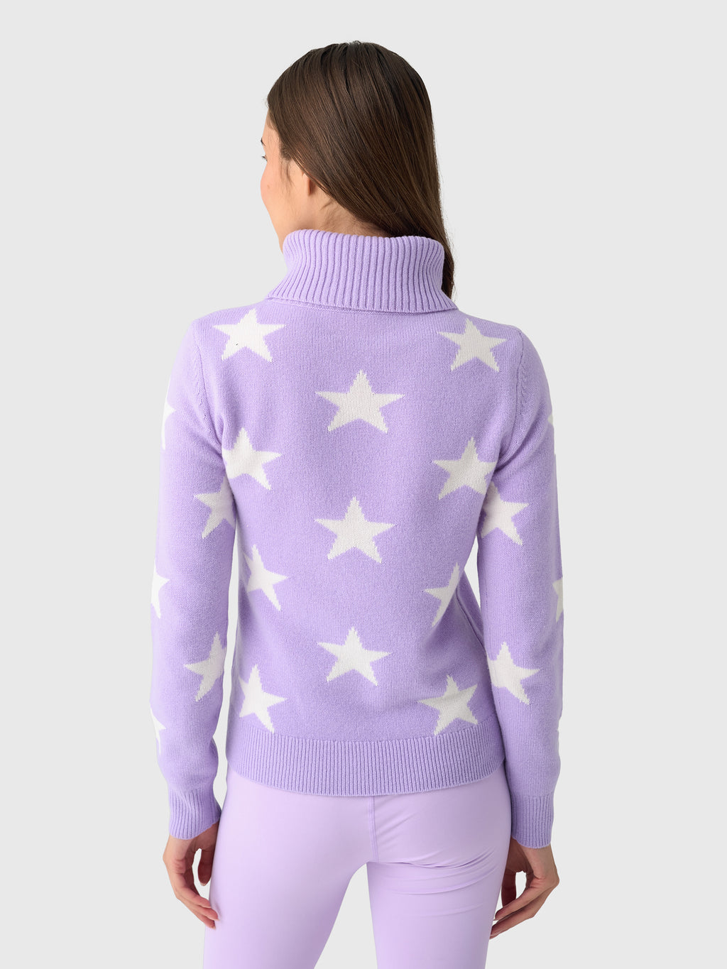 THE SNOWBIRD SWEATERxLAVENDERWHITESTAR-alt2