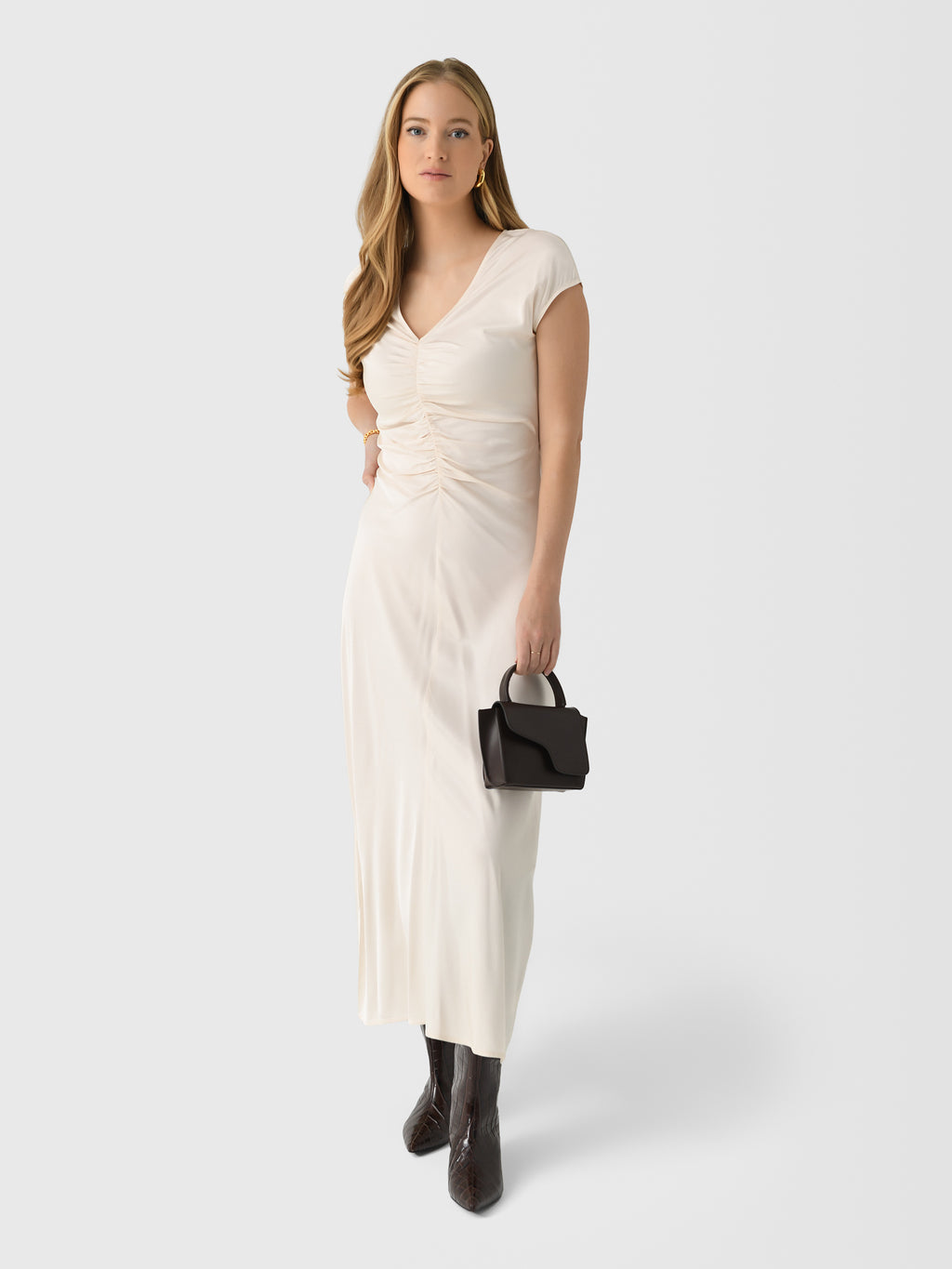 Third Form Women's Allure Gathered Tee Dress - Saint Bernard