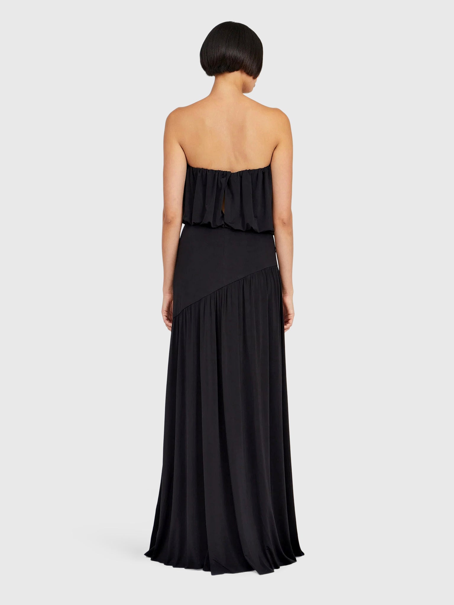 Third Form Women's Withheld Strapless Floor Length Dress