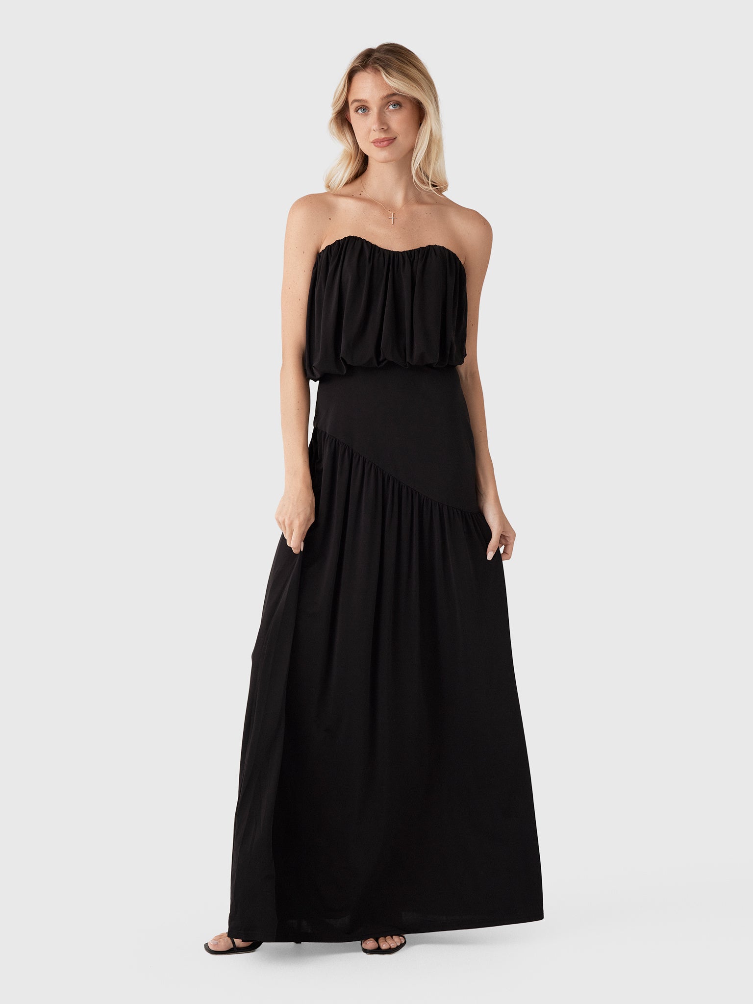Third Form Women's Withheld Strapless Floor Length Dress - Saint Bernard