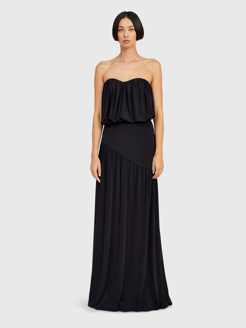 Third Form Women's Withheld Strapless Floor Length Dress