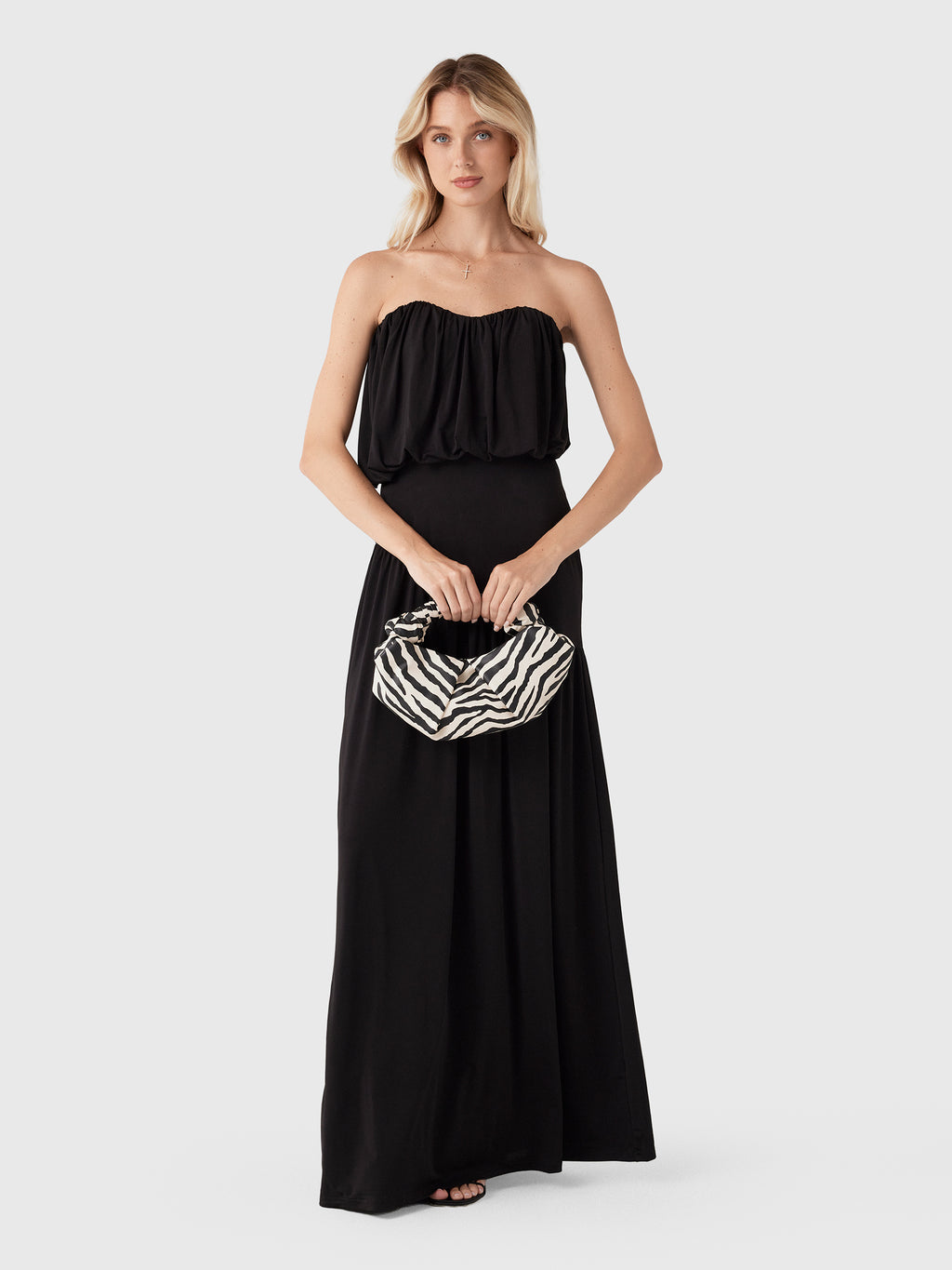 Third Form Women's Withheld Strapless Floor Length Dress - Saint Bernard