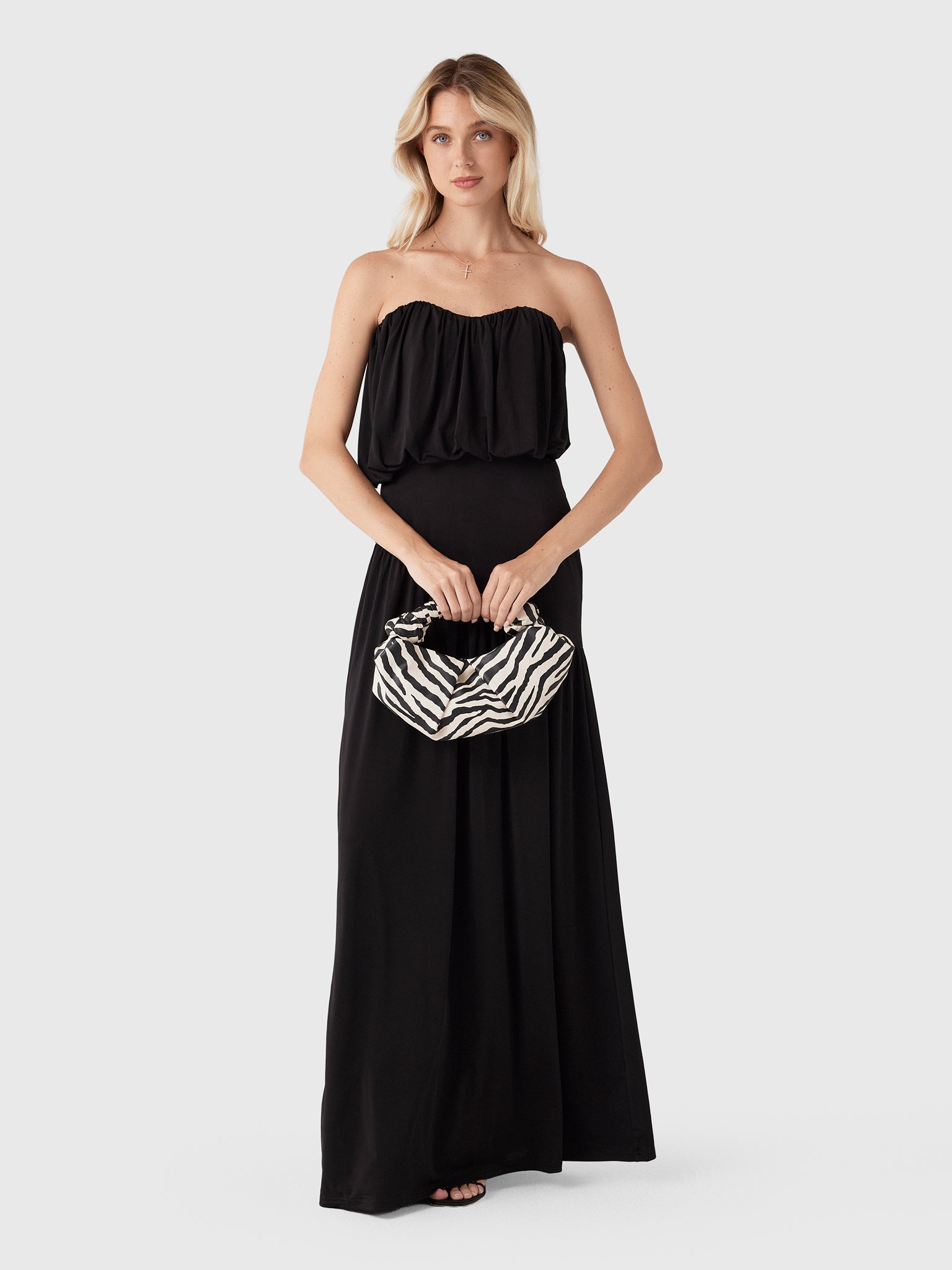 Third Form Women's Withheld Strapless Floor Length Dress - Saint Bernard