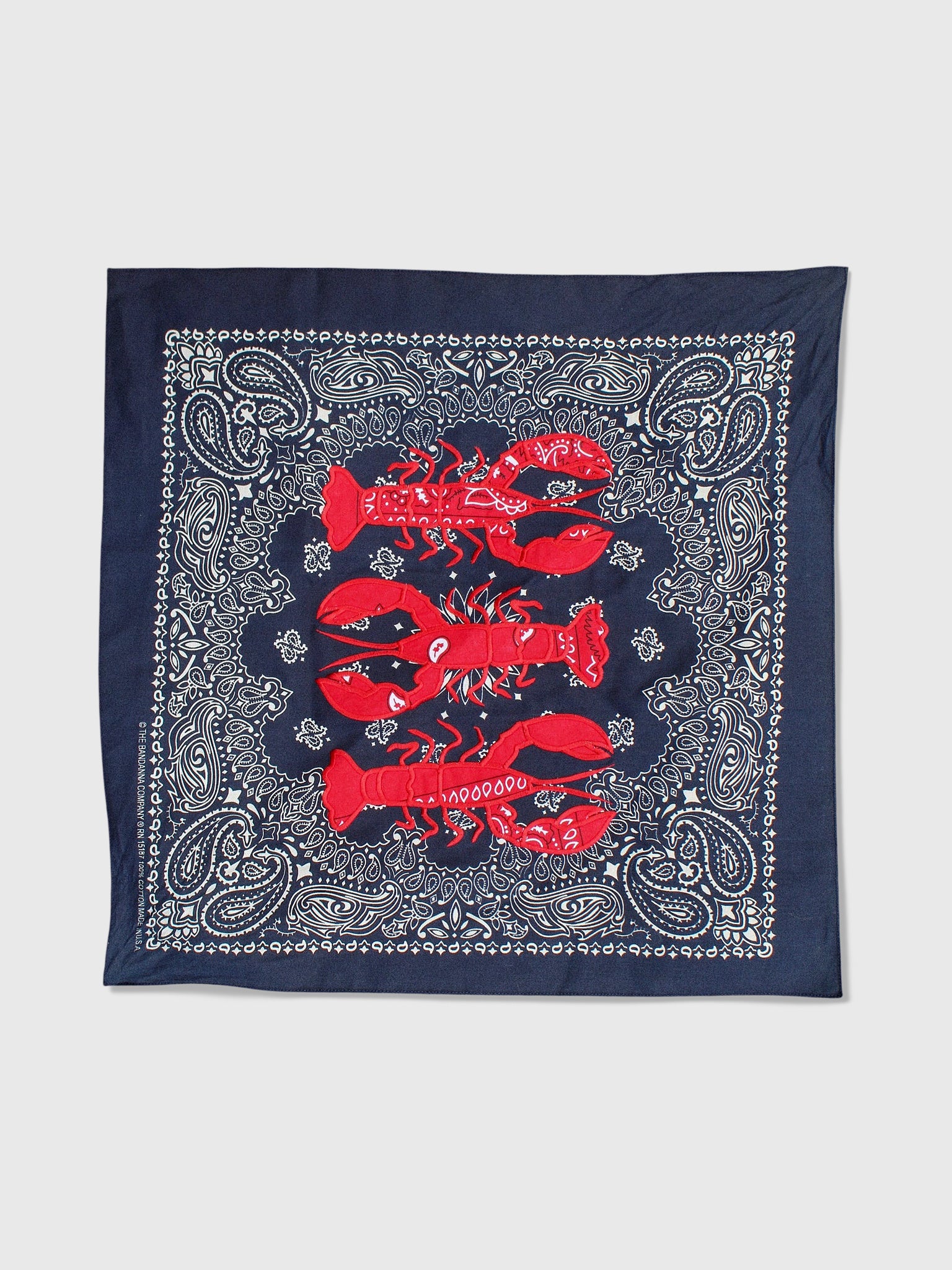Stitched In The City Lobster Bandana - Saint Bernard