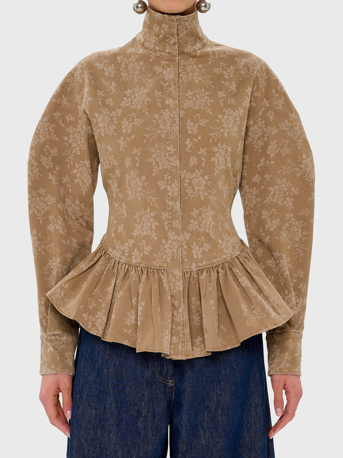 The Latest Women's Elaine Flower Shirt - Saint Bernard
