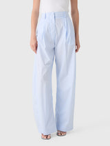 The Latest Women's Billie Poplin Trouser - Saint Bernard