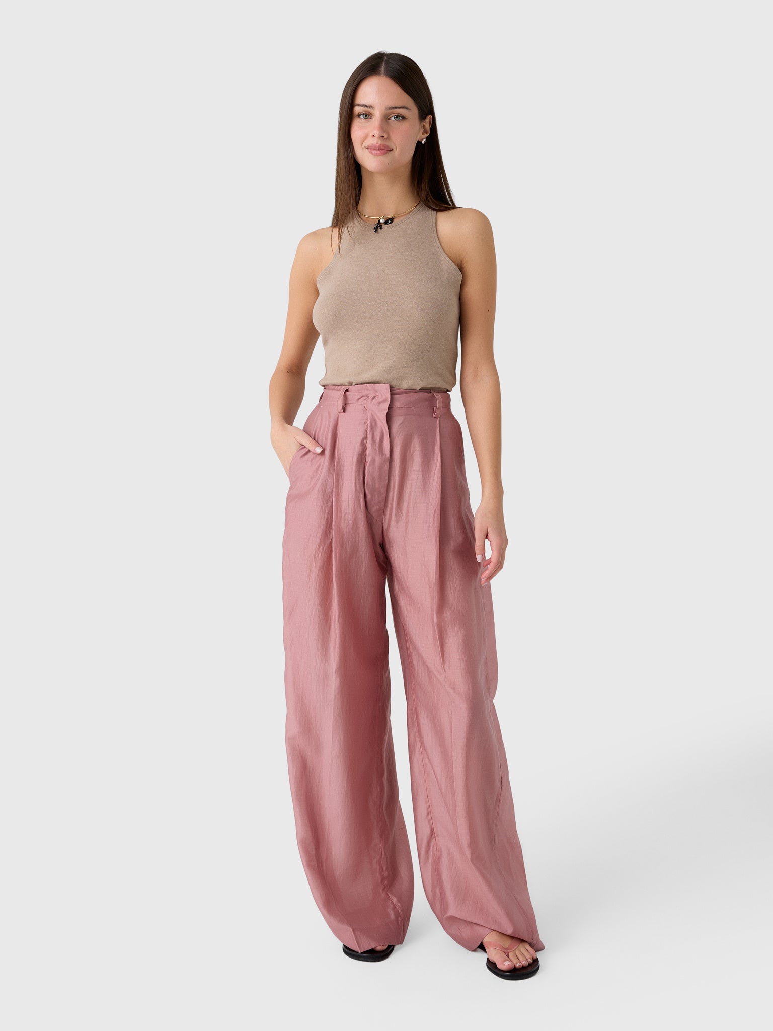 The Latest Women's Billie Muslin Trouser - Saint Bernard