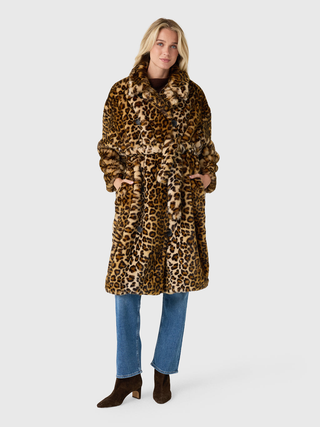 The Latest Women's Emily Faux Fur Coat - Saint Bernard