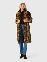 The Latest Women's Emily Faux Fur Coat - Saint Bernard