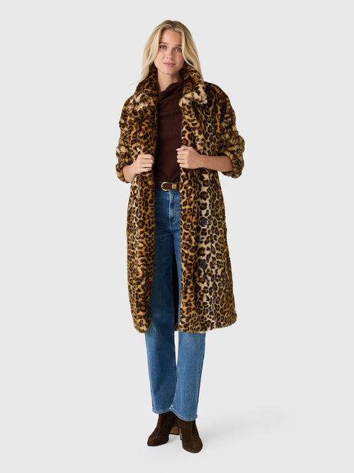 The Latest Women's Emily Faux Fur Coat - Saint Bernard