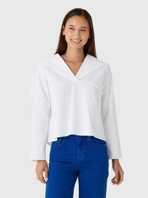 Les Vacances d'Irina Women's Le Matelot Blouse - Saint Bernard
