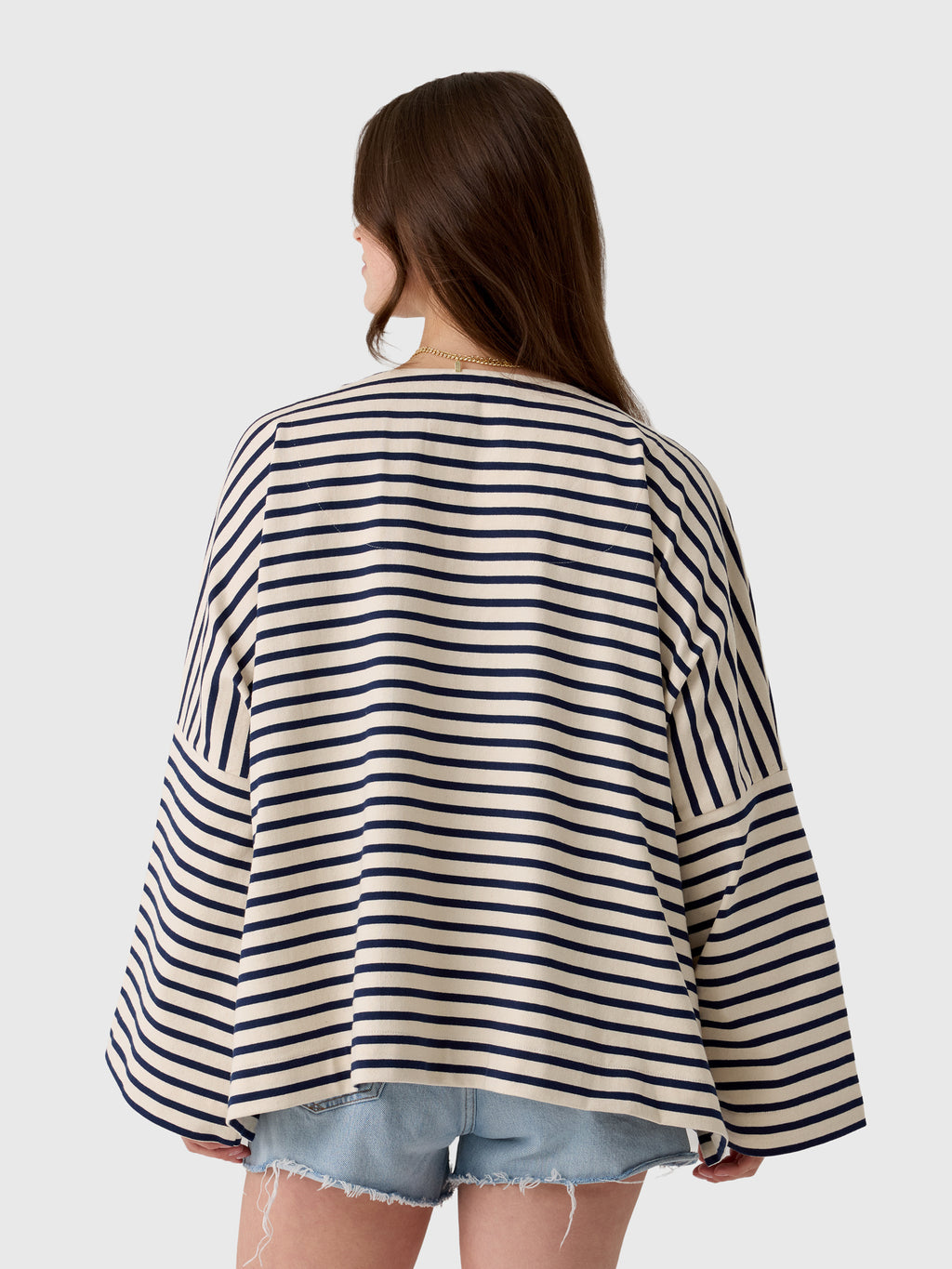 Les Vacances d'Irina Women's Embroidered Mariniére Top - Saint Bernard